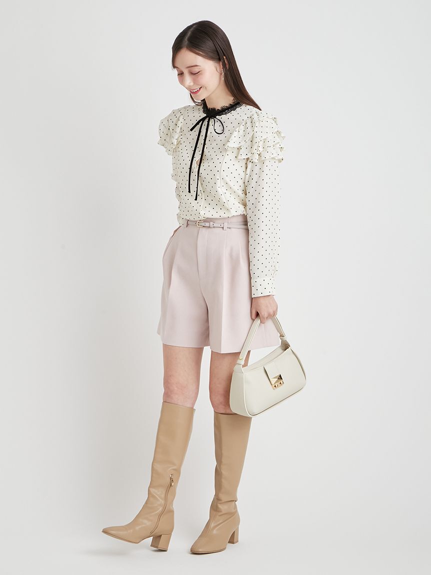 CELFORD「【洗える】ハートドットプリントブラウス」|シャツ・ブラウス|