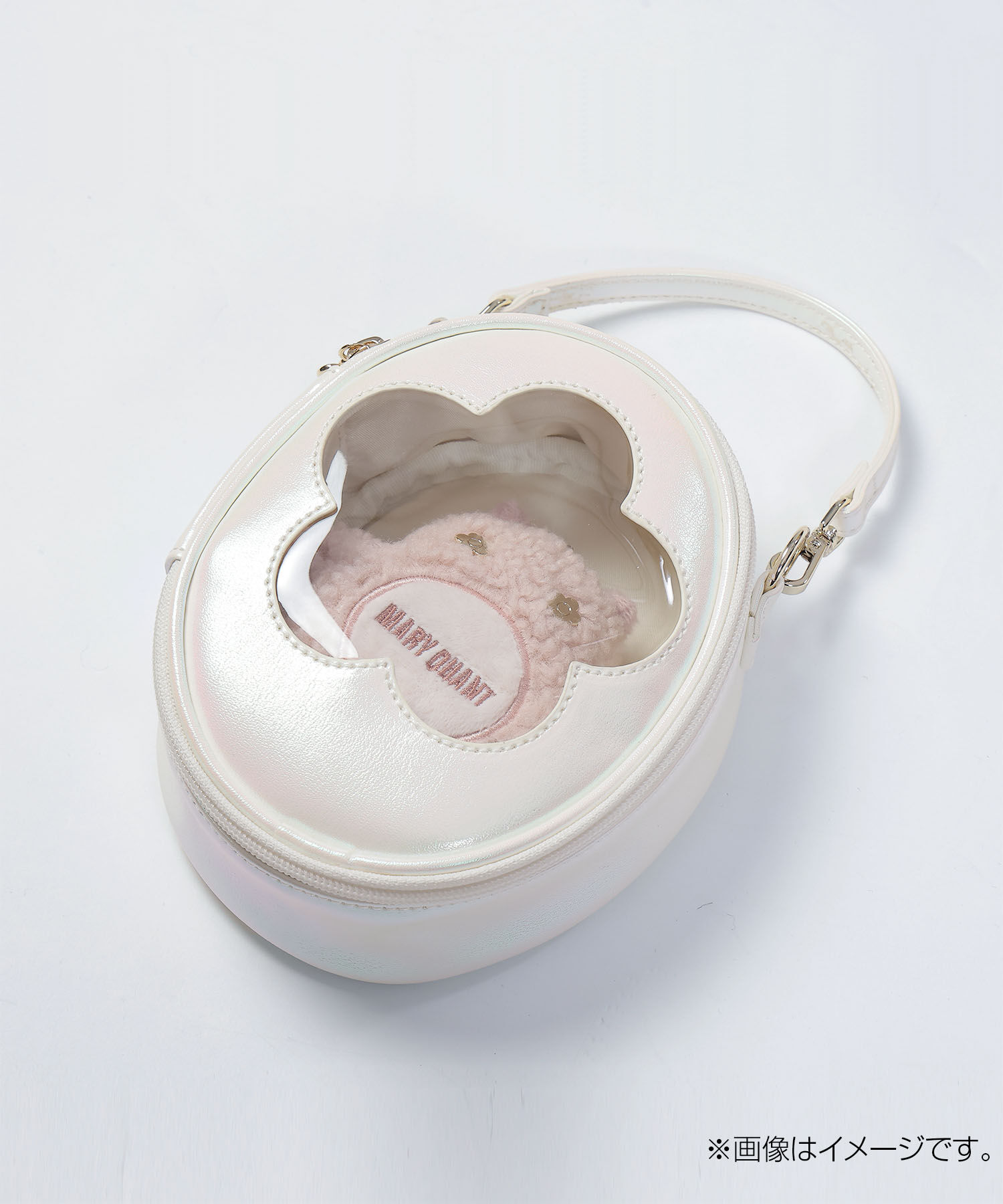 MARY QUANT「デイジークリアフレーム フェイバリットポーチ」|ポーチ|