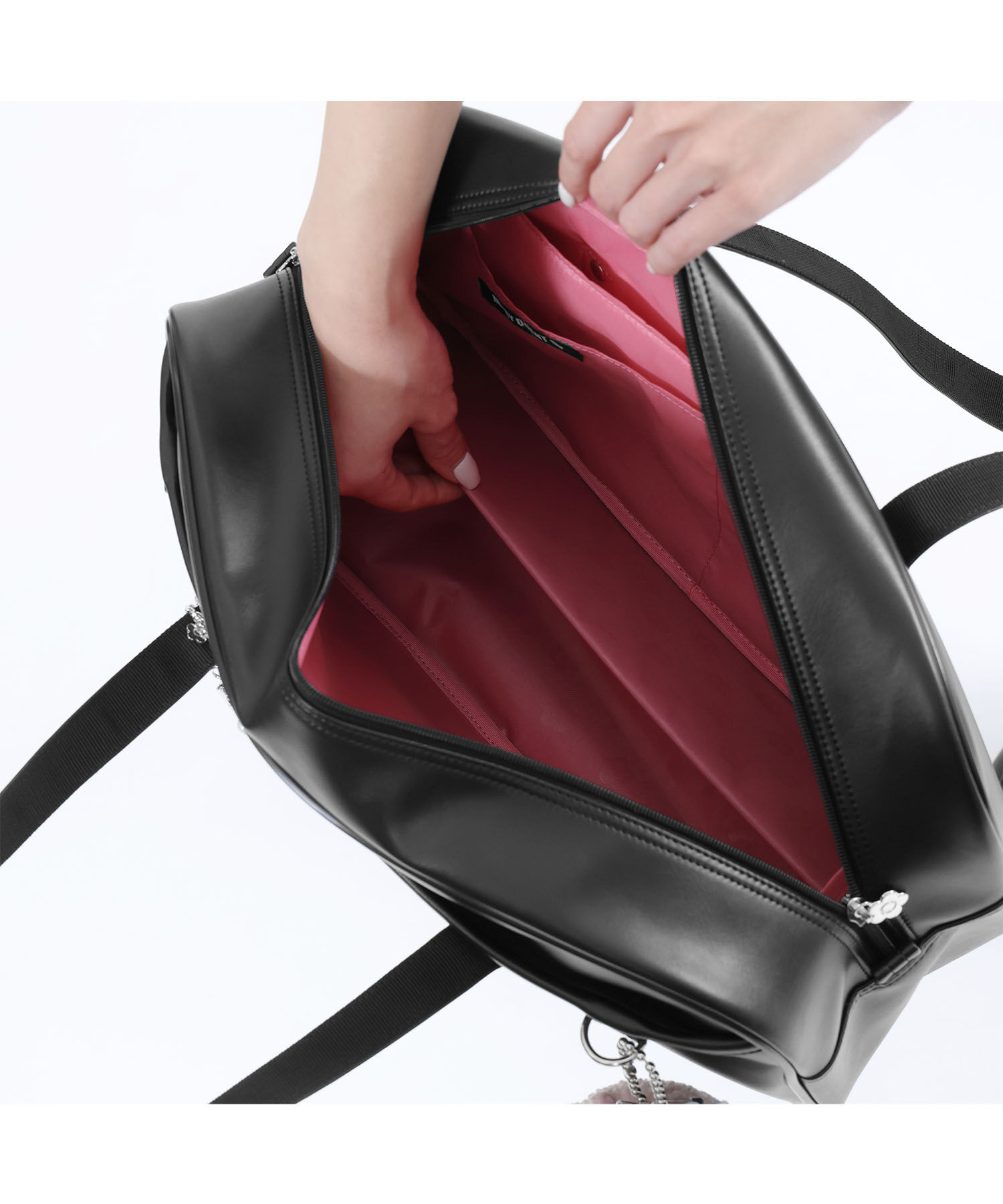 MARY QUANT「デイジーエンボス スクールバッグ」|トートバッグ|