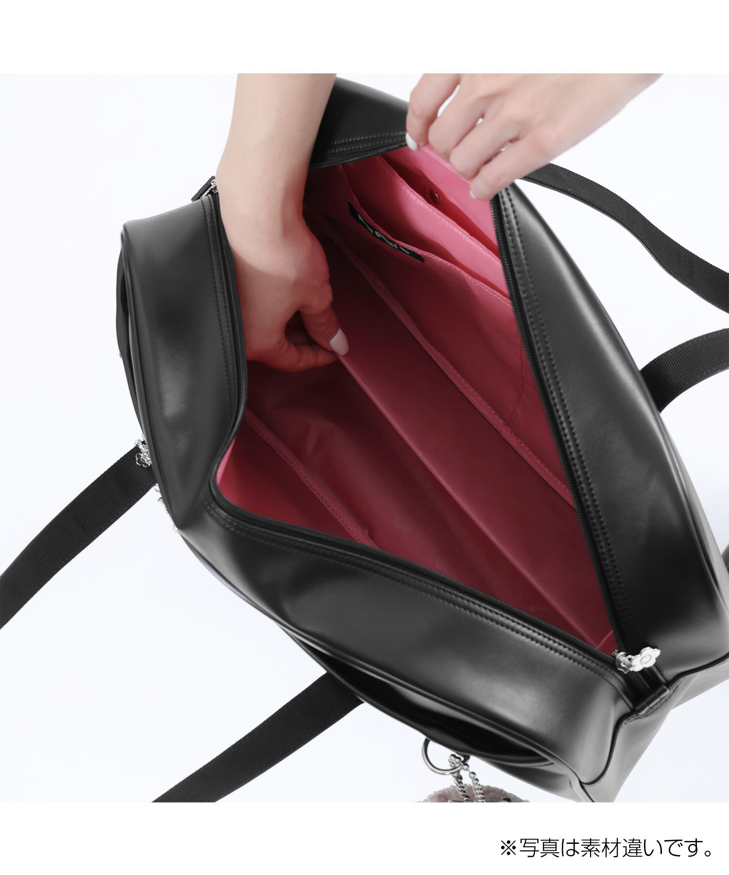 MARY QUANT「ナイロンデイジーパッチ スクールバッグ」|トートバッグ|