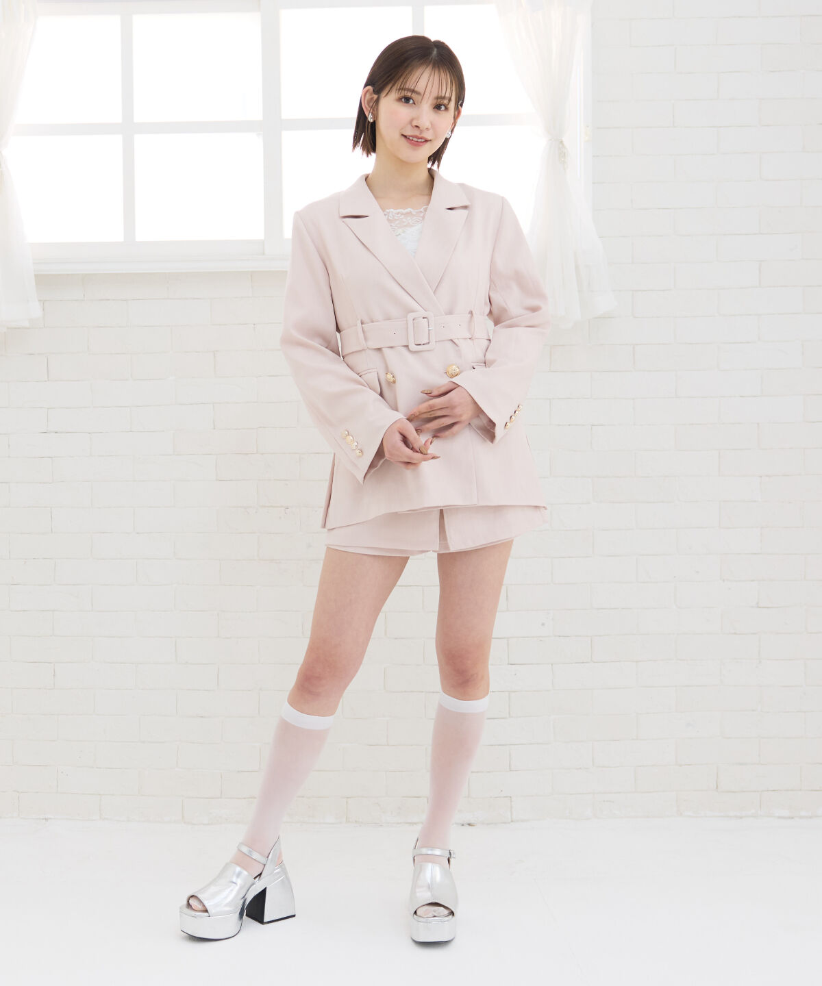 REDYAZEL「ラップデザインショートパンツ」|キュロット|