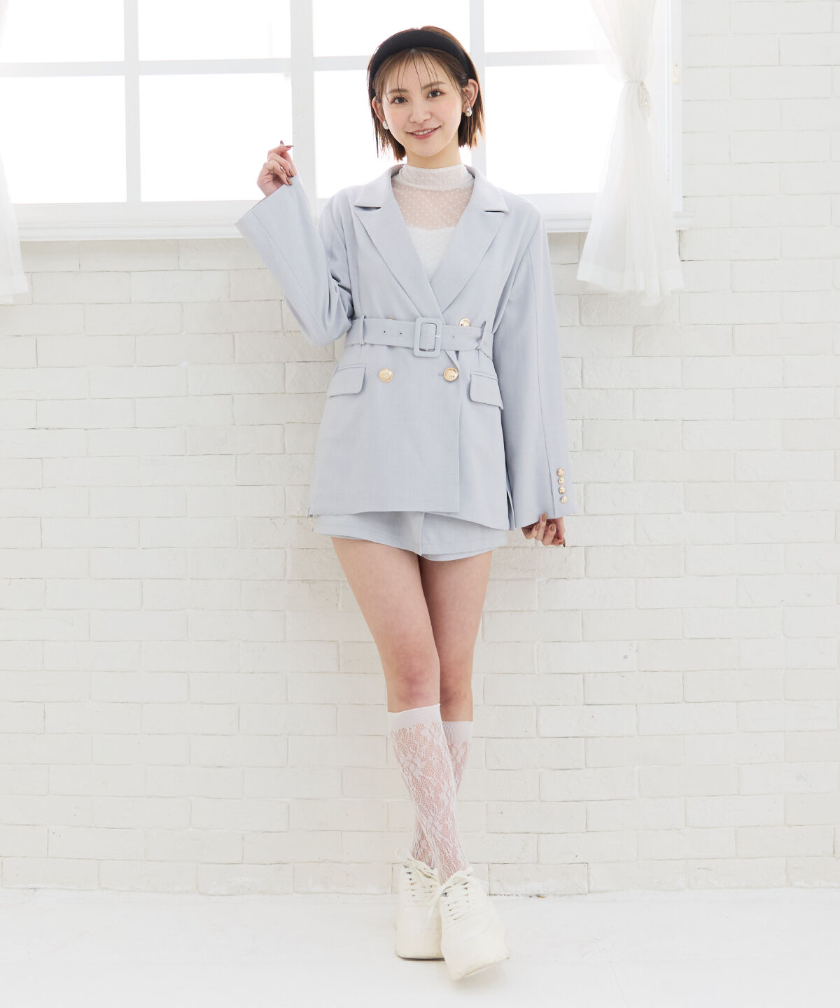 REDYAZEL「ラップデザインショートパンツ」|キュロット|