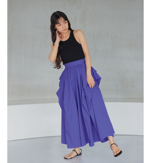 EMMEL REFINES「＜EMMEL REFINES＞EM サイドボリューム タックスカート」|スカート|