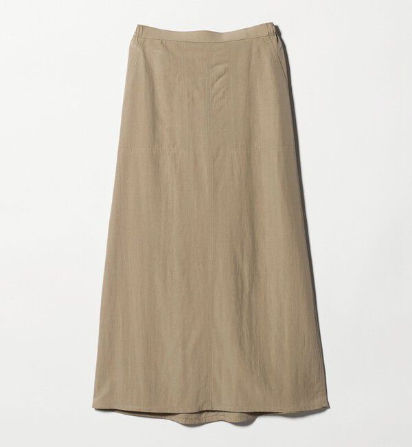UNITED ARROWS green label relaxing「ツイル Aライン スカート」|フレア|BEIGE