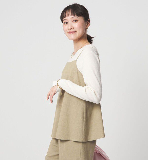 UNITED ARROWS green label relaxing「［size SHORT/TALLあり］ラミーブレンド オールインワン」|オールインワン|