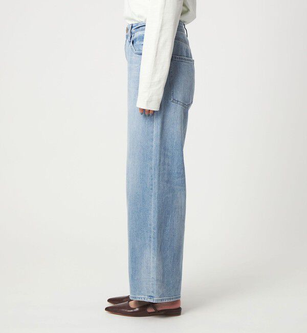 UNITED ARROWS green label relaxing「【別注】＜Healthy DENIM＞ストレート ワイド デニムパンツ ミッドライズ 」|デニム|