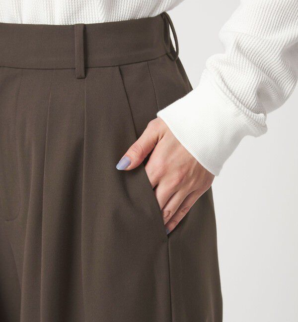 UNITED ARROWS green label relaxing「【WEB限定】＜at ease＞オルマイ スラックス ウォッシャブル ストレッチ UVカット」|スラックス|