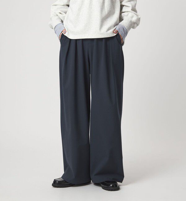 UNITED ARROWS green label relaxing「【WEB限定】＜at ease＞オルマイ スラックス ウォッシャブル ストレッチ UVカット」|スラックス|