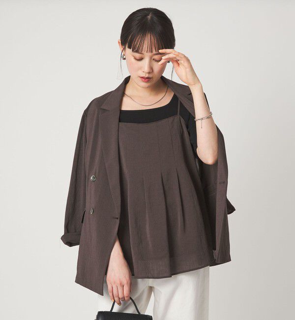 UNITED ARROWS green label relaxing「シアーエア キャミソール マシンウォッシャブル」|キャミソール|