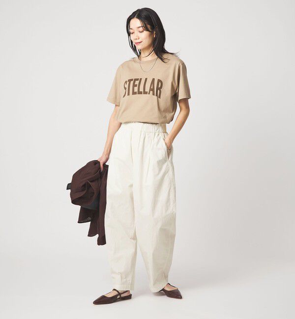 UNITED ARROWS green label relaxing「［size SHORTあり］イージー カーブ パンツ オフホワイト ウォッシャブル」|その他|