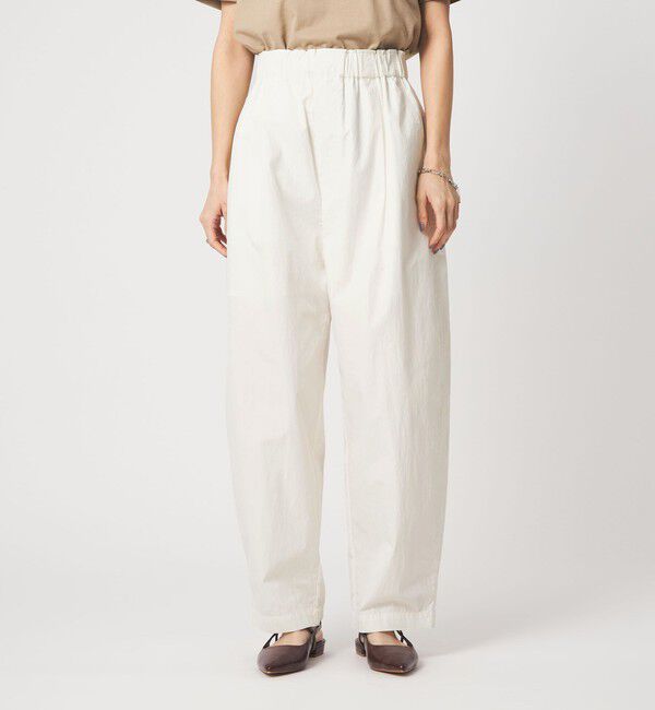 UNITED ARROWS green label relaxing「［size SHORTあり］イージー カーブ パンツ オフホワイト ウォッシャブル」|その他|