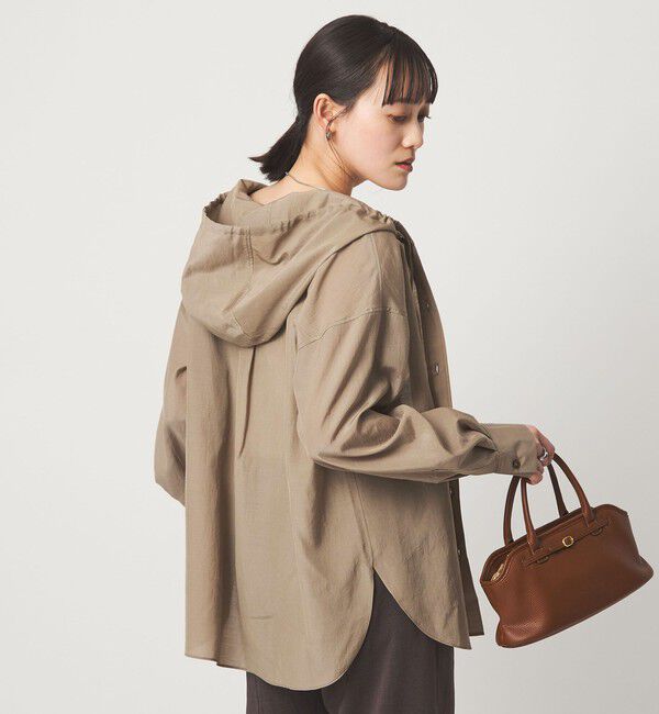 UNITED ARROWS green label relaxing「フード シャツ UVカット 接触冷感」|シャツ・ブラウス|