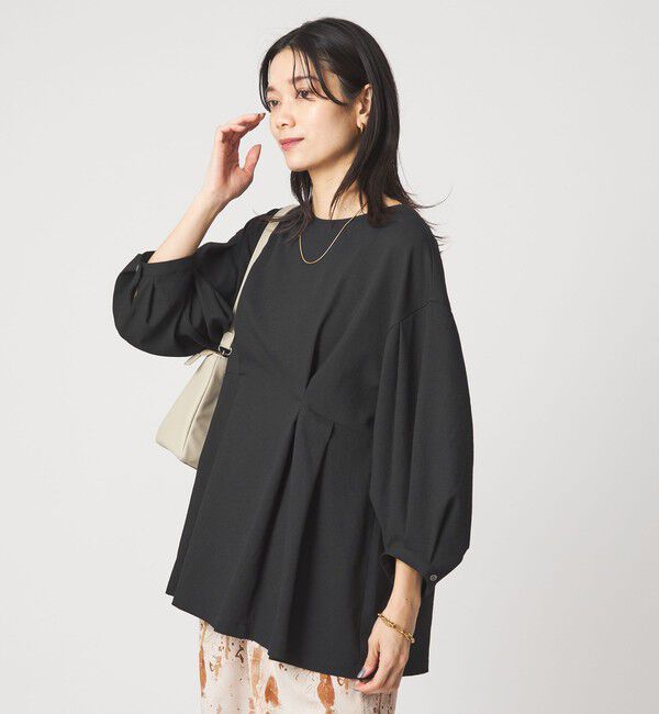 UNITED ARROWS green label relaxing「ウエスト タック ブラウス UVカット 通気性」|シャツ・ブラウス|