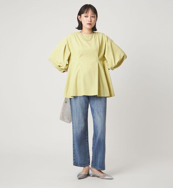 UNITED ARROWS green label relaxing「ウエスト タック ブラウス UVカット 通気性」|シャツ・ブラウス|