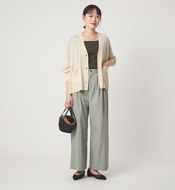 UNITED ARROWS green label relaxing「デコルテ フライス Tシャツ 抗菌」|Tシャツ・カットソー|