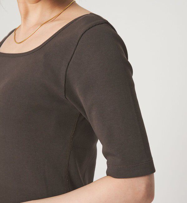 UNITED ARROWS green label relaxing「デコルテ フライス Tシャツ 抗菌」|Tシャツ・カットソー|