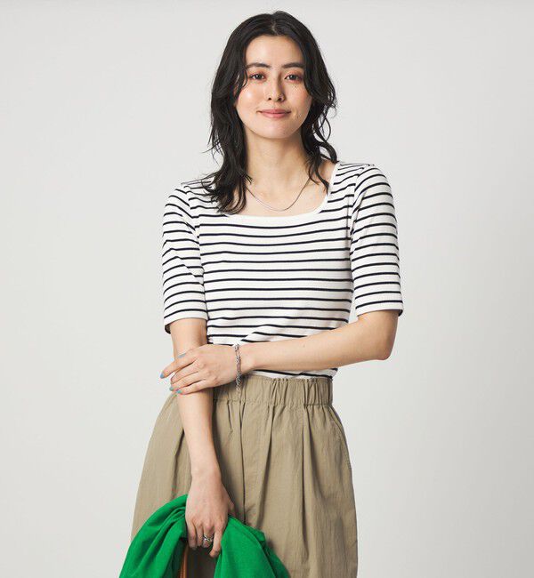 UNITED ARROWS green label relaxing「デコルテ フライス Tシャツ 抗菌」|Tシャツ・カットソー|その他1