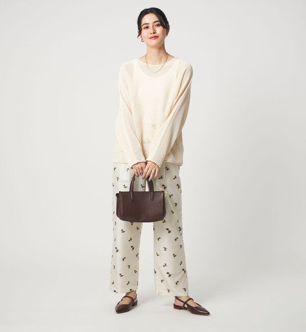 UNITED ARROWS green label relaxing「ペーパー ニット プルオーバー ウォッシャブル」|ニット・セーター|