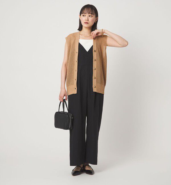 UNITED ARROWS green label relaxing「ペーパー ニット ジレ ウォッシャブル」|ベスト・ジレ|