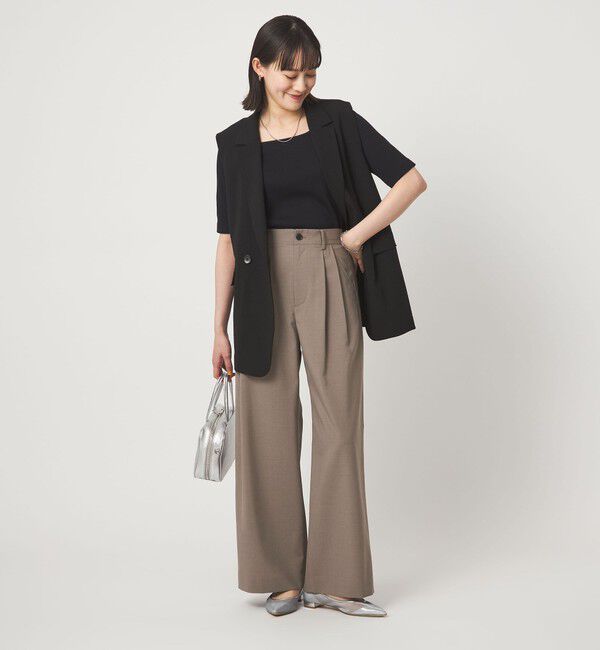 UNITED ARROWS green label relaxing「2タック ワイド パンツ」|その他|