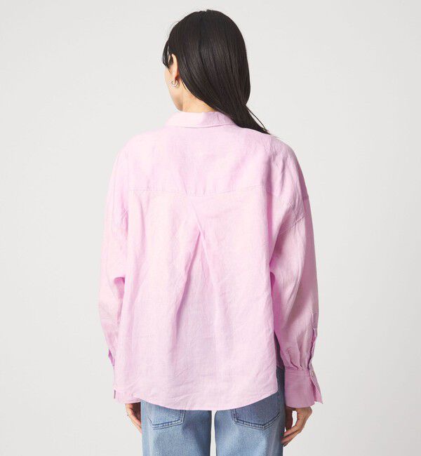 UNITED ARROWS green label relaxing「【結論シリーズ】リネンバランスシャツ［size SHORTあり］」|シャツ・ブラウス|