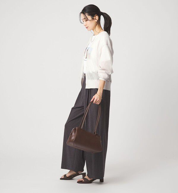 UNITED ARROWS green label relaxing「【結論シリーズ】ビューティーネック2WAYカーデ ウォッシャブル」|カーディガン|