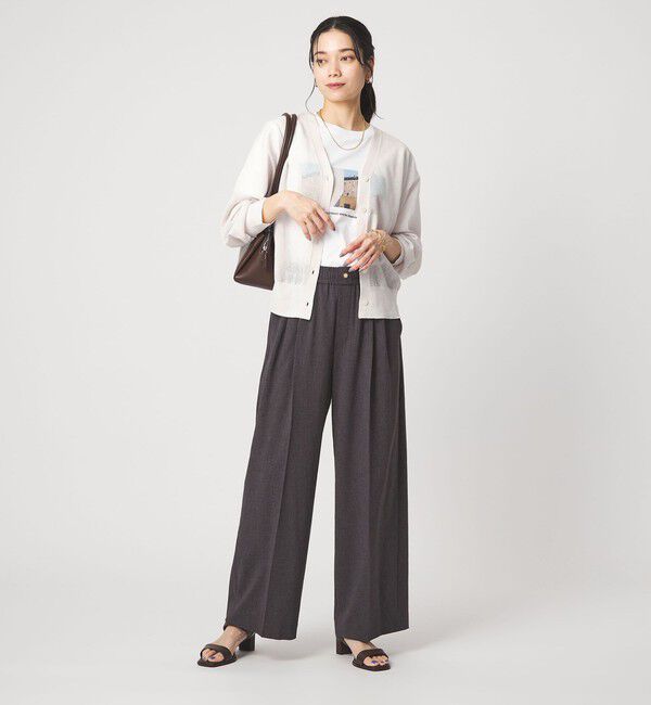 UNITED ARROWS green label relaxing「【結論シリーズ】ビューティーネック2WAYカーデ ウォッシャブル」|カーディガン|