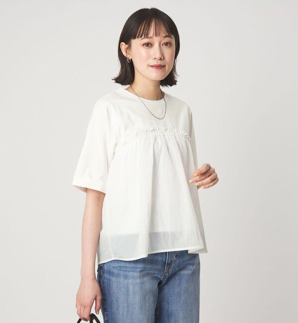 UNITED ARROWS green label relaxing「タフタ ドッキング ビスチェ プルオーバー」|Tシャツ・カットソー|