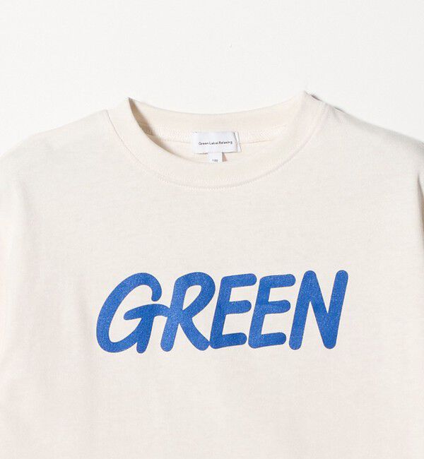 UNITED ARROWS green label relaxing「GREENロゴ ロングTシャツ / キッズ  100cm-160cm」|Tシャツ・カットソー|