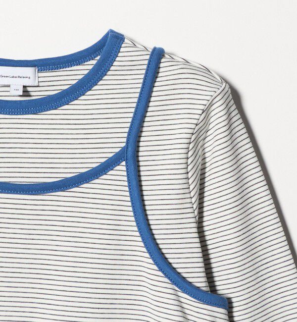 UNITED ARROWS green label relaxing「ボーダーTシャツ＋キャミソール セット / キッズ 140cm-160cm」|Tシャツ・カットソー|