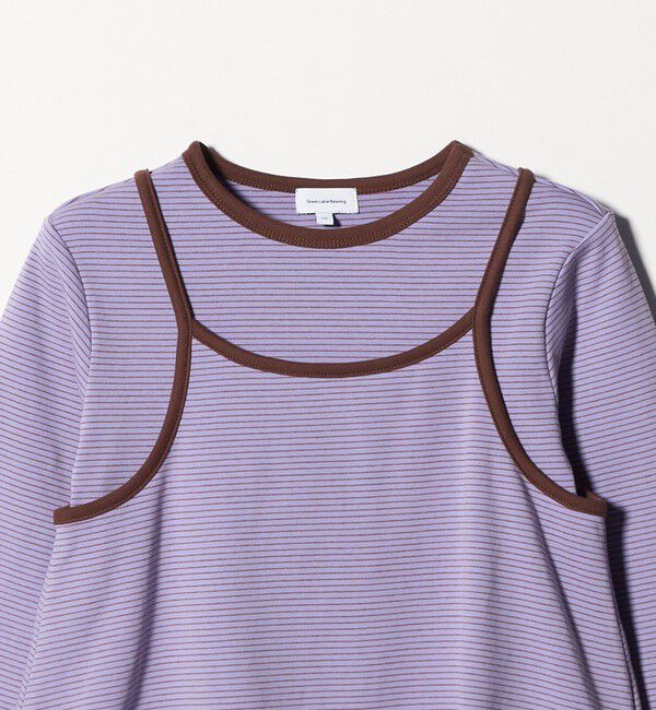 UNITED ARROWS green label relaxing「ボーダーTシャツ＋キャミソール セット / キッズ 140cm-160cm」|Tシャツ・カットソー|