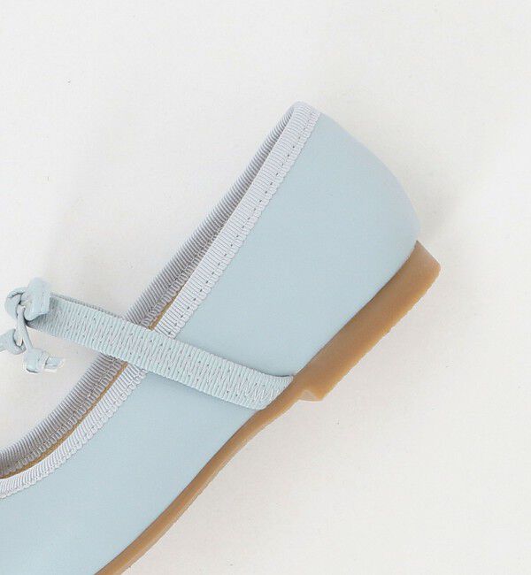 UNITED ARROWS green label relaxing「スクエアリボン フラットシューズ / キッズ  17cm-23cm」|バレエシューズ|