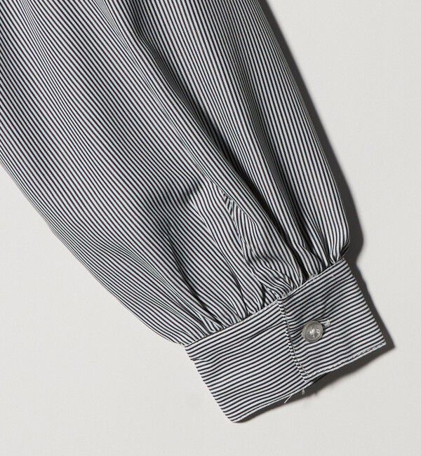 UNITED ARROWS green label relaxing「襟 刺しゅう ストライプ シャツ / キッズ  140cm-160cm」|シャツ・ブラウス|