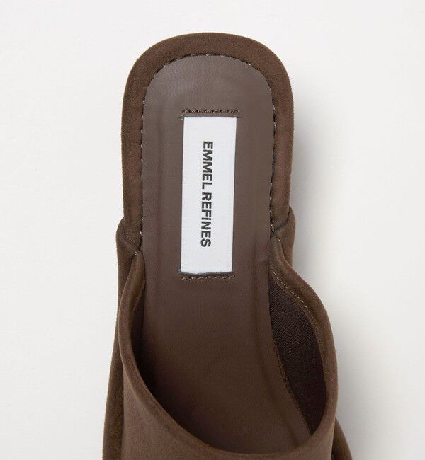 EMMEL REFINES「＜EMMEL REFINES＞EM スクエアトゥ フィット ミュール」|サンダル|