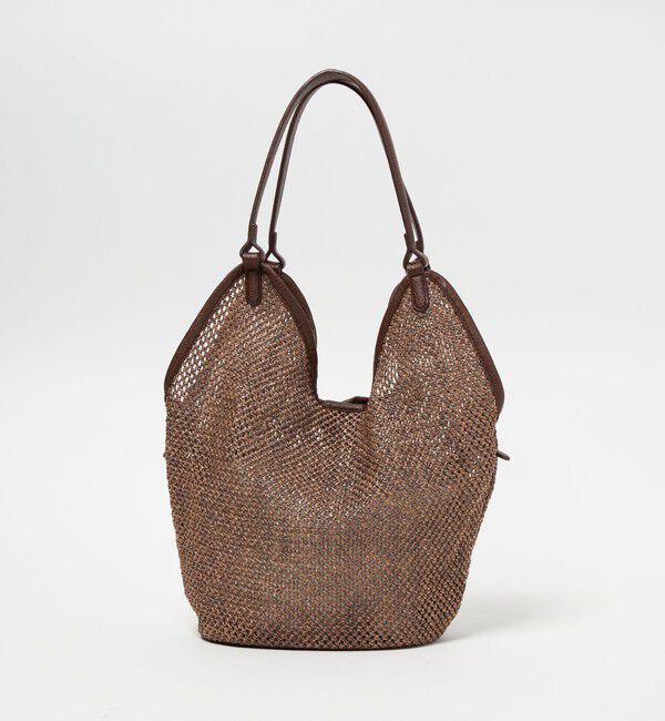 EMMEL REFINES「＜EMMEL REFINES＞EM カゴ トートバッグ」|トートバッグ|DK.BROWN