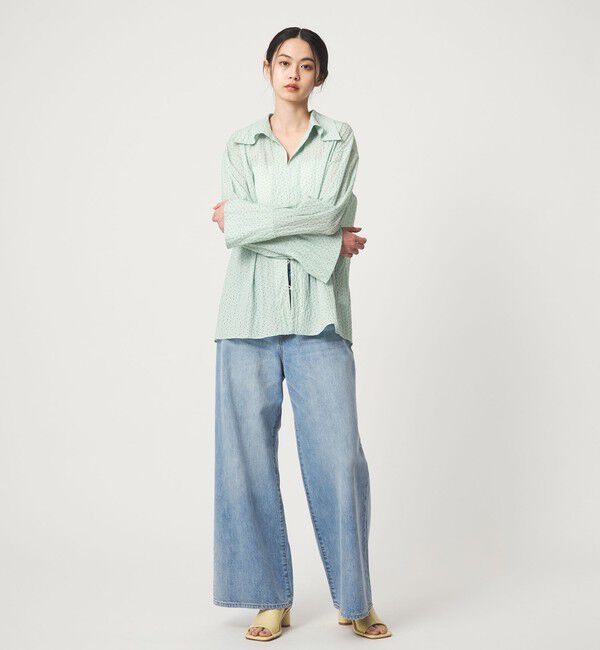 EMMEL REFINES「＜EMMEL REFINES＞EM ドット セミシアー シャツ」|シャツ・ブラウス|