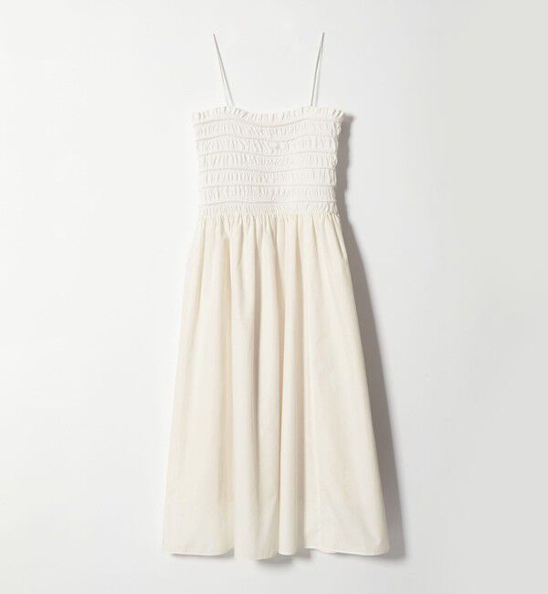 EMMEL REFINES「＜EMMEL REFINES＞EM シャーリング キャミ ワンピース」|ワンピース|