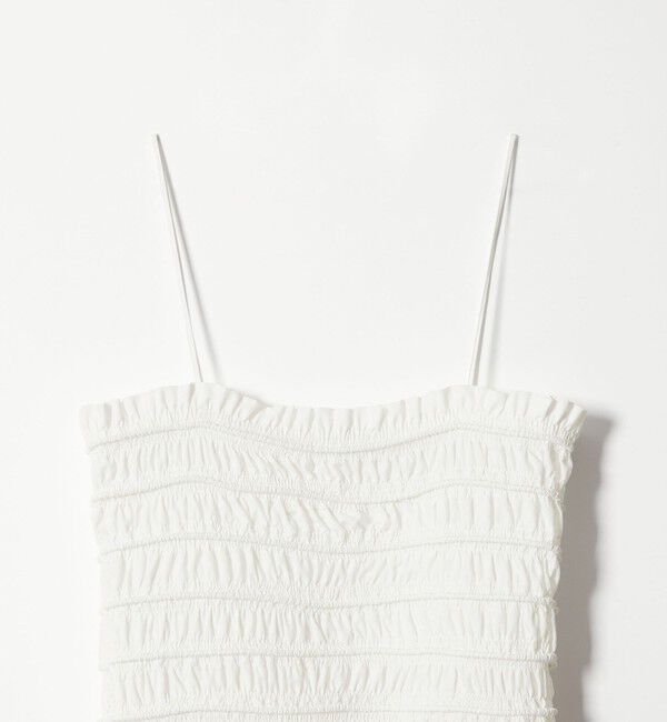 EMMEL REFINES「＜EMMEL REFINES＞EM シャーリング キャミ ワンピース」|ワンピース|