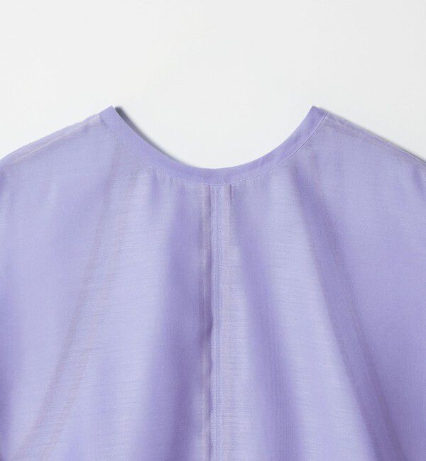 EMMEL REFINES「＜EMMEL REFINES＞EM シアー 2WAY ジップ ブラウス」|シャツ・ブラウス|