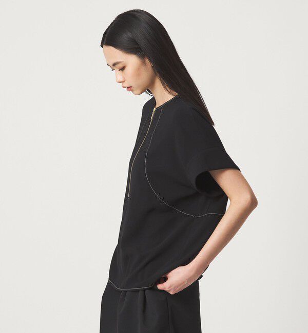 EMMEL REFINES「＜EMMEL REFINES＞EM 2WAY ジップ ブラウス」|シャツ・ブラウス|