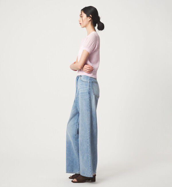 EMMEL REFINES「＜EMMEL REFINES＞EM HW スカシアミ ショートスリーブ ニット」|ニット・セーター|