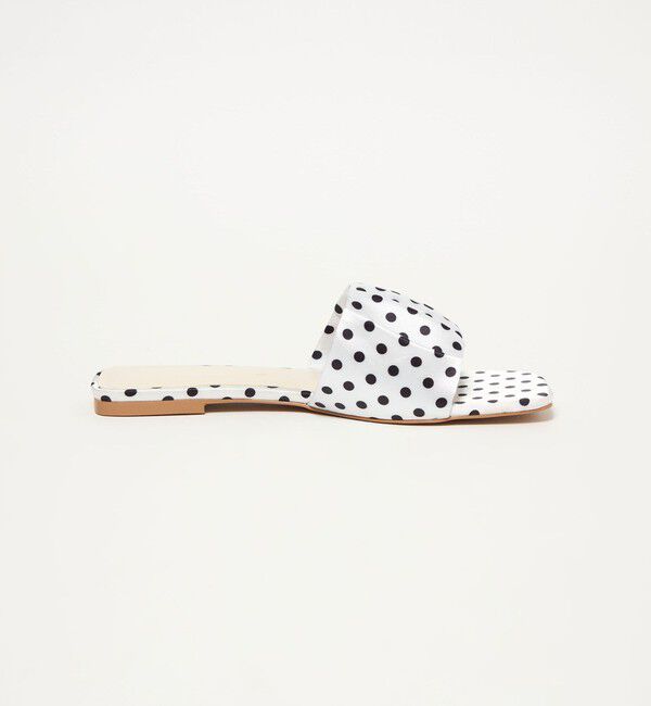 EMMEL REFINES「＜EMMEL REFINES＞EM ギャザー フラット サンダル」|サンダル|