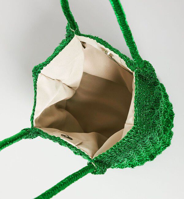 UNITED ARROWS green label relaxing「メタリックヤーンレーシー トートバッグ / ショルダーバッグ」|ショルダー・メッセンジャー|