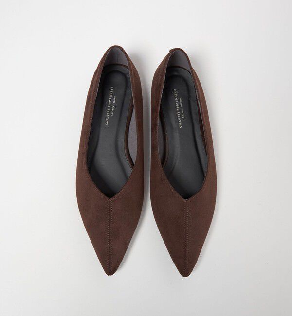 UNITED ARROWS green label relaxing「ポインテッド フラットシューズ」|スニーカー|DK.BROWN