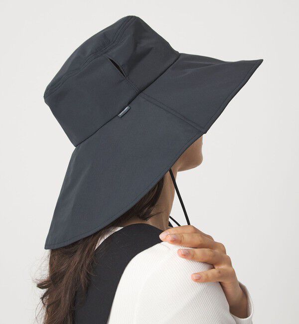 UNITED ARROWS green label relaxing「【別注】＜コカゲル＞2WAY ワイドブリム ハット UVカット」|ハット|BLACK