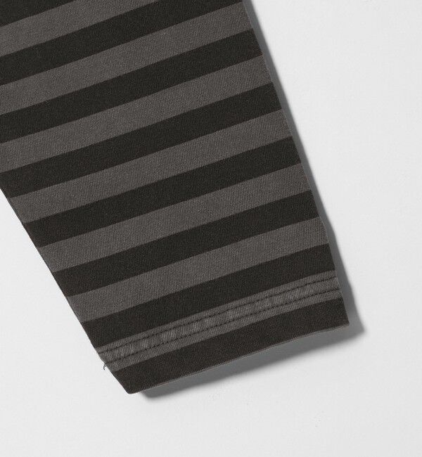 MONKEY TIME「ウォッシュド ボーダー ロングスリーブ Tシャツ」|Tシャツ・カットソー|