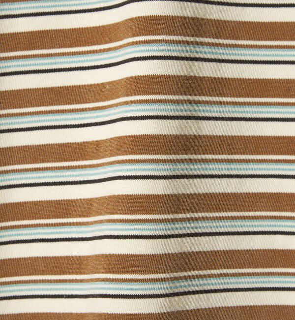 MONKEY TIME「ウォッシュド ボーダー ロングスリーブ Tシャツ」|Tシャツ・カットソー|