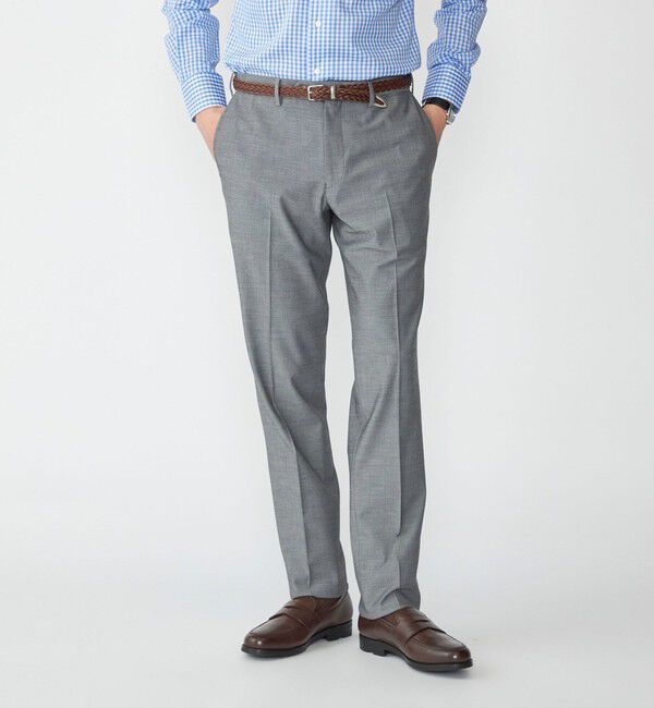 SHIPS「SHIPS: INFITEX 2WAYストレッチ スラックス」|スラックス|チャコールグレー