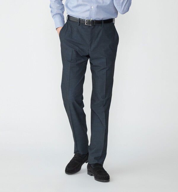 SHIPS「SHIPS: INFITEX 2WAYストレッチ スラックス」|スラックス|コバルトブルー