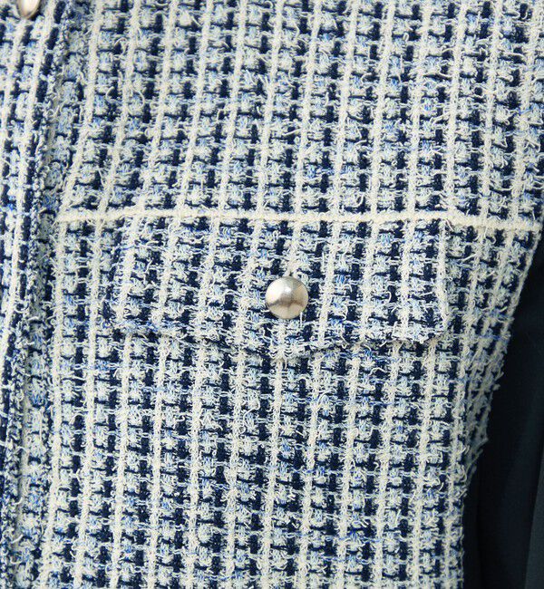 Ballsey「ミックスツイード ショートベスト」|ベスト・ジレ|